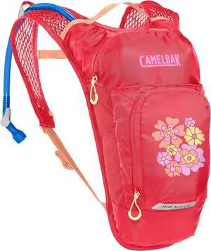 CamelBak Kids Mini M.U.L.E. 50oz Lightweight Hydration Pack, Pink/Flowers