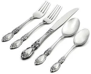 Oneida 2285020C Wordsworth 20-Piece Stainless Steel Flatware Set, Service For 4
