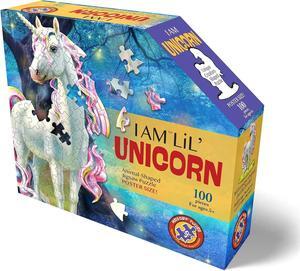 Madd Capp I AM Lil' Unicorn Shaped Jigsaw Puzzle, 100 Pieces, Age 5+