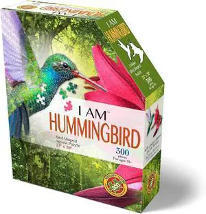Madd Capp I AM Hummingbird Shaped Jigsaw Puzzle, 100 Pieces, Age 5+
