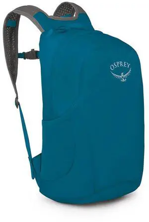 Osprey 18L Ultralight Stuff Backpack, Dual Stretch Side Pockets, Waterfront Blue