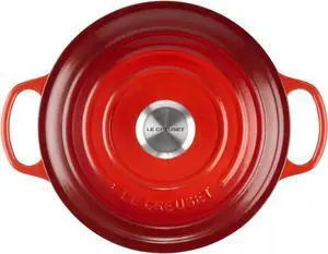 Le Creuset 4.5 qt. Enameled Cast Iron Signature Round Dutch Oven, Cerise Le Creuset 4.5 qt. Enameled Cast Iron Signature Round Dutch Oven, Cerise