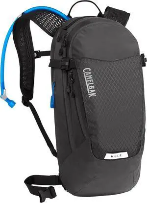 CamelBak Women's M.U.L.E. 12L Mountain Biking Hydration Pack, Charcoal/Black