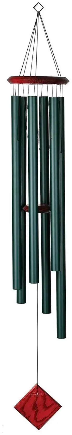 Woodstock Chimes DCE54 Musically Tuned Neptune Wind Chime, Evergreen, 54" Large