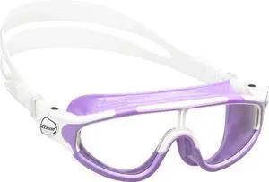 Cressi Kids Wide View Baloo Swimming Goggles, Age 2-7 years, Lilac/White