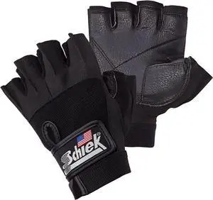 Schiek Sports 715 Premium Lifting Gloves, Exercise Equipment, Black, Size XLarge