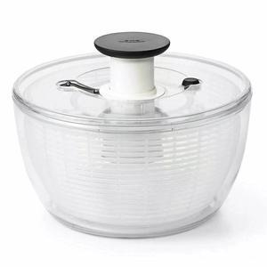 OXO Good Grips Transparent Salad Spinner, Lettuce Dryer Serving Bowl