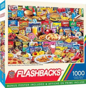 MasterPieces 1000-Piece Kids Favorite Foods, Jigsaw Puzzle For Adults & Kids