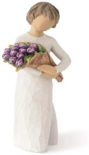Willow Tree Surprise, A Bouquet of Wonderful Wishes, 5-inch Sculpted Figure