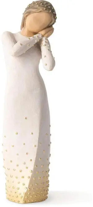 Willow Tree Wishing, A Beautiful Wish for You, 6.5" Sculpted Hand-Painted Figure