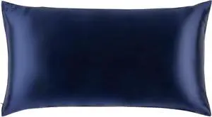 Slip 20" x 36" King Pure Silk Pillow Case - Anti-BedHead, Navy