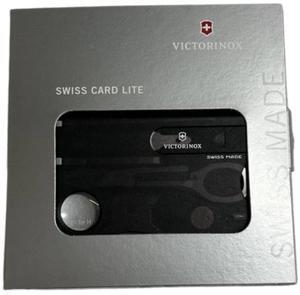 Victorinox 0.7300.T3 SwissCard Lite Multifunctional Pocket Tool, Black