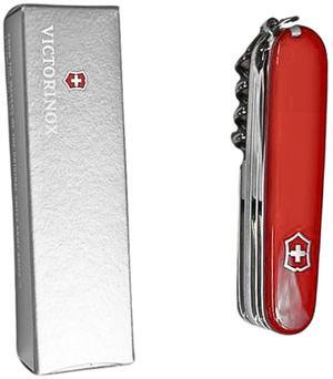 Victorinox Multifunctions Lightweight Huntsman Swiss Army Pocket Knife, Red