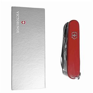 Victorinox Multifunctions Lightweight Swiss Champ Army Pocket Knife, Red