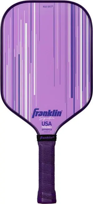 Franklin Sports Signature Series Pro 13mm Pickleball Paddle, Lilac, USA Pickleball (USAPA)