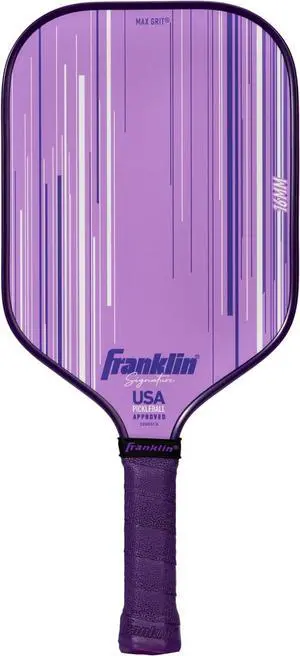 Franklin Sports Signature Series Pro 16mm Pickleball Paddle, Lilac, USA Pickleball (USAPA)