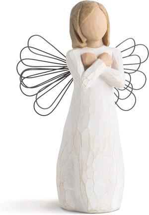Willow Tree Sign for Love, I Love You, Sculpted Hand-Painted Resin Figure
