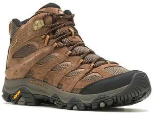 Merrell Men's Moab 3 Mid Waterproof Regular Hiking Shoe, Earth, Size 9.5