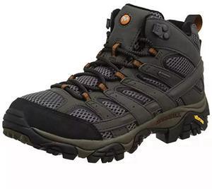 Merrell J06059 Men's Moab 2 Mid GTX Regular Hiking Boot - Beluga, Size 9.5