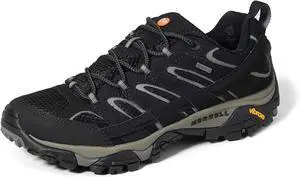 Merrell J599613 Men's Moab 2 GTX Regular Hiking Shoes - Black, Size 9.5