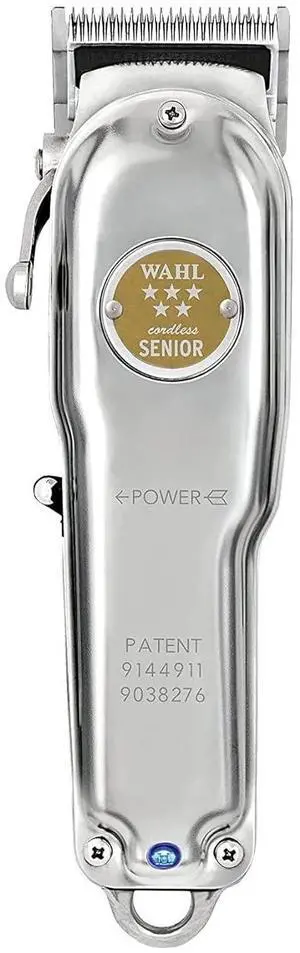 Wahl Professional 3000112 Metal Edition Cordless Senior Clipper, Silver