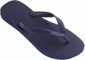 Havaianas Unisex Comfortable Slim Rubber Flip Flop, Navy Blue, Size 37/38