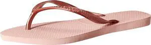 Havaianas Unisex Regular Cushioned Footbed Top Flip Flops, Ballet Rose, Size 35/26