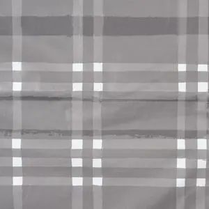 Elrene Home Fashions Plaid Waterproof, Spill Proof Tablecloth, Gray, Oblong (Rectangle), 60" x 102"