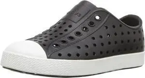 Native Kid's Jefferson Slip-On Sneakers, Jiffy Black/Shell White, Size C7 M US