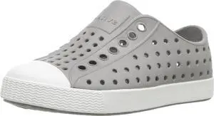 Native Jefferson Kids Waterproof Slip-On Sneaker, Pigeon Grey/Shell White, Sizes C9 M US