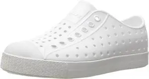 Native Jefferson Child Waterproof Slip-On Sneakers - Shell White, Size C4 M US