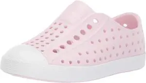 Native Jefferson Kid's Slip-On Regular Sneaker - Milk Pink/Shell White, Size C6 M US