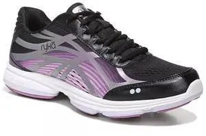 Ryka Women's Comfortable Devotion Plus 3 Walking Shoe, Black - Size 8.5