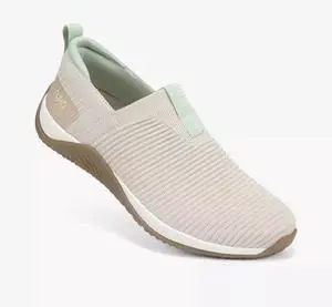 Ryka Women's Echo Knit Slip-on Comfortable Running Shoes, Oatmeal, Size 8
