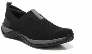 Ryka Women's Lightweight Echo Knit Slip-On Regular Sneaker - Black, Size 8