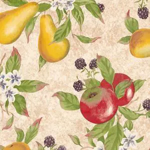 Elrene Home Fashions Everyday Fruits Waterproof & Spill Proof Tablecloth, Oval, 60" x 84"