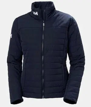 Helly Hansen Women's Soft & Comfortable Crew Insulator Jacket 2.0, Navy - Large