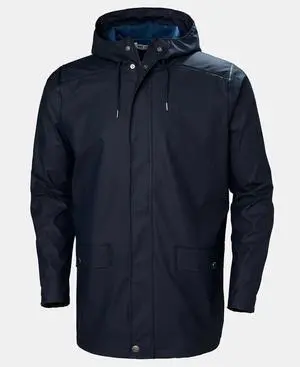 Helly Hansen HELOX® Iconic Men's Moss Waterproof Rain Coat, Navy - XLarge