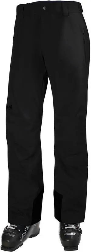 Helly Hansen Men's Legendary Fully Insulated Durable Regular Fit Ski Pant, Black - Large