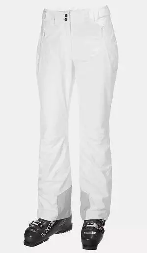 Helly Hansen Womens Waterproof Legendary Insulated Ski Pants, White - Medium
