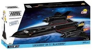 COBI 5890 Armed Forces Lockheed SR-71 Blackbird Building Set, 1424 Pcs, Age 8+