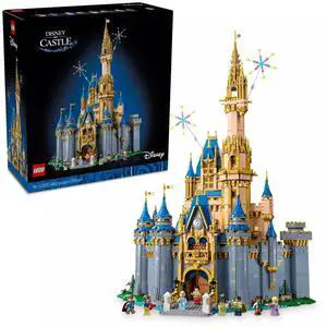 LEGO 43222 Disney Castle Building Set, 4837 Pieces, Age 18+