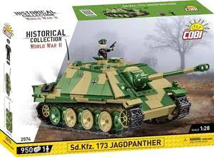 COBI 2574 WWII Sd.Kfz.173 Jagdpanther Tank Building Sets, 950 Pieces, Age 9+