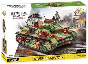 COBI Historical Collection WWII Sturmgeschutz IV Tank, 952 Pieces, Age 9+