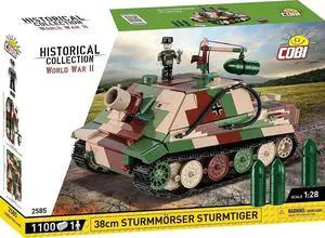 COBI Historical Collection WWII 38 cm Sturmmörser Sturmtiger, 1100 Pieces