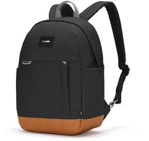 Pacsafe Unisex Go Anti-Theft Adjustable 13" Laptop Backpack, 15L, Jet Black