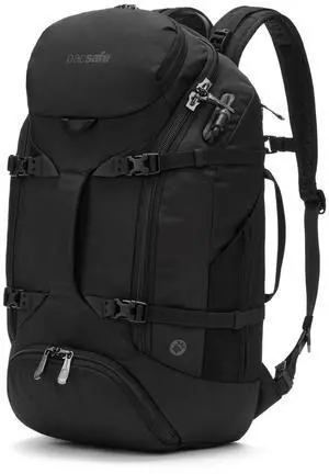 Pacsafe Venturesafe EXP35 Anti-Theft 16" Laptop Travel Backpack, 35-Liter, Black