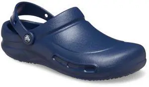 Crocs Unisex Comfortable Bistro Slip Resistant Work Clogs - Navy, Size M10/W12
