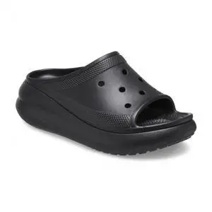 Crocs Unisex Lightweight & Comfort Crush Slides - Black, Size M11