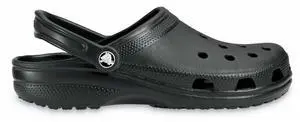 Crocs Unisex Classic Clog Roomy Fit Waterproof & Comfortable Shoes, Black, Sizes M15